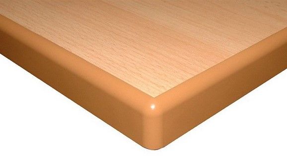 PU Kante in braunbeige RAL 1011 für Einerschülertische 